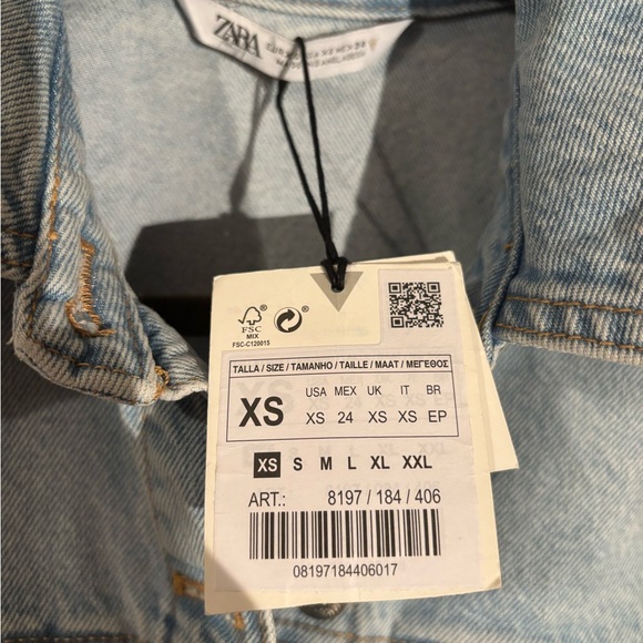 Zara denim Jumpsuit - Picture 3 of 5